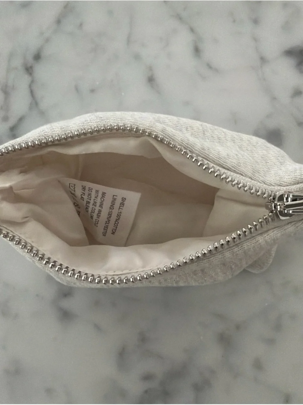 NEW PARKE Claw Clip and Zipper Pouch in Washed Indigo